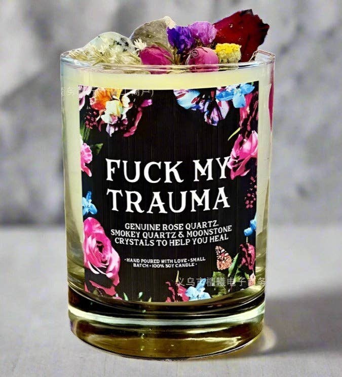 2024 New Fuck My Trauma Candle Relieve Anxiety